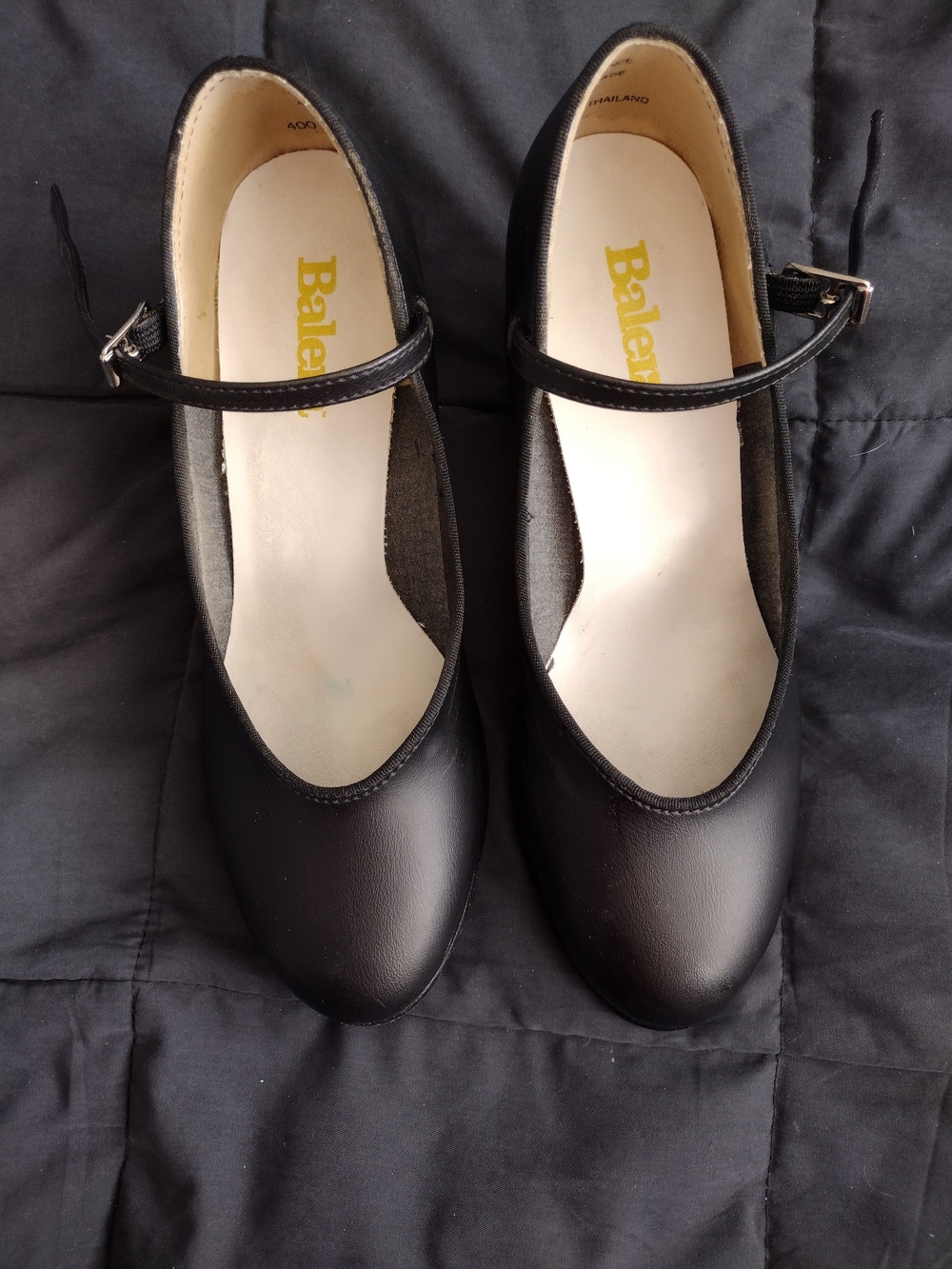 Balera Black Mary Jane Pumps Girls Size 6 M